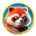 kong fu badger symbol icon