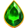 kroonjuwelen oranje jackpot green gem symbol icon