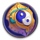 kung fu rooster shield symbol icon