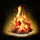 kupala fire symbol icon