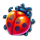 kurka zlotopiorka ladybug symbol icon