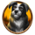 la dolce vita flaming link dog symbol icon