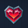 lady and firedrake heart symbol icon