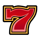 lady lucky 7 symbol icon