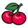 lady lucky cherry symbol icon