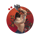 lady of the moon man symbol icon