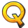 lava balls gold q symbol icon