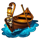 lava balls skull boat symbol icon