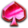 lava fortunes hold n spin spade symbol icon