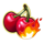lava fruits cherry symbol icon