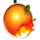 lava fruits orange symbol icon
