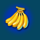 lazy monkey banana symbol icon