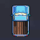 lazybones freeway blue car symbol icon