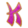leaves of fortune k symbol icon