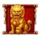 leaves of fortune lion symbol icon