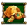 leaves of fortune turtle symbol icon