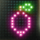 led night show lemon symbol icon