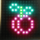 led night show pear symbol icon