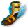 legend of perseus sandal symbol icon
