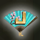 legend of singing fan j symbol icon