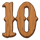 legendary lawman cash em all wooden 10 symbol icon