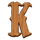 legendary lawman cash em all wooden k symbol icon
