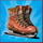 legends of hockey ice skate symbol icon