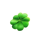 leprechaun hold green flower symbol icon