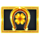 leprechaun hold horseshoe symbol icon