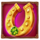 leprechaun joy horseshoe symbol icon