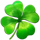 leprechauns secret clover symbol icon
