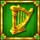 leprechauns secret harp symbol icon