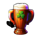 leprechauns wheel of gold beer symbol icon