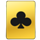 lets poker golden club symbol icon