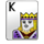 lets poker k symbol icon