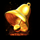 lightning blaze bell symbol icon