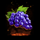 lightning blaze grape symbol icon
