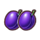 lightning coins hold and spin purple plums symbol icon