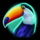 lightning gorilla toucan symbol icon