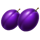 lightning juicy coins plum symbol icon