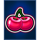 lightning rush cherries symbol icon
