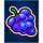 lightning rush grapes symbol icon