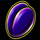lightning seven power spins plum symbol icon