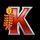 lightning shenlong k letter symbol icon