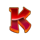 lil demon blazing lava k symbol icon