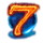 lines of magic 7 symbol icon