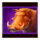 lion gems hold and win boar symbol icon