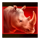 lion gems hold and win rhino symbol icon