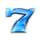lions land hold and win blue 7 symbol icon