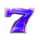 lions land hold and win purple 7 symbol icon